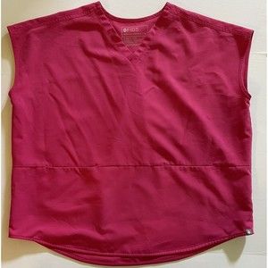 Figs Women's Short Sleeve Top - Pink